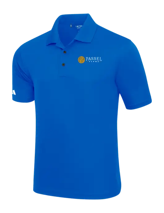 Adidas Royal Basic Sport Polo w/Passel Farms Logo