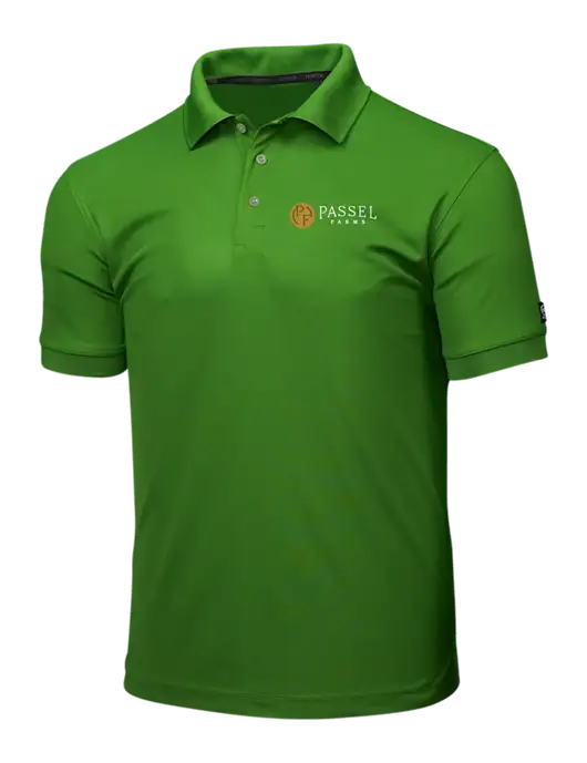 OGIO Dark Kelly Green Caliber 2.0 Polo w/Passel Farms Logo