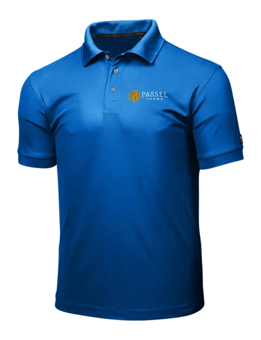 OGIO Royal Blue Caliber 2.0 Polo w/Passel Farms Logo