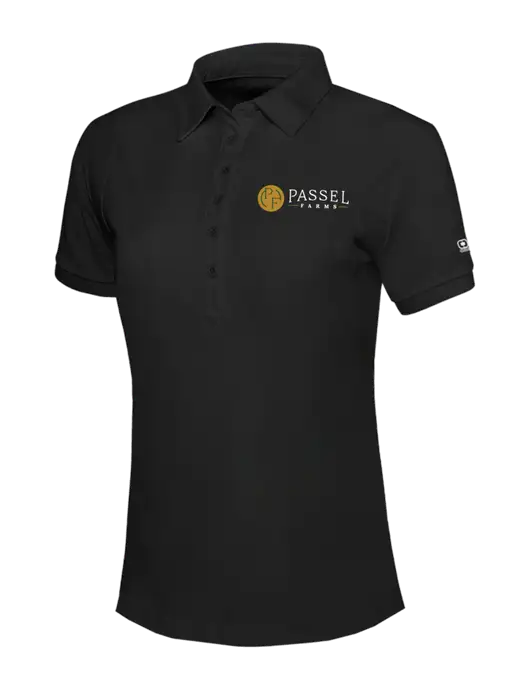 OGIO Womens Blacktop Jewel Polo w/Passel Farms Logo