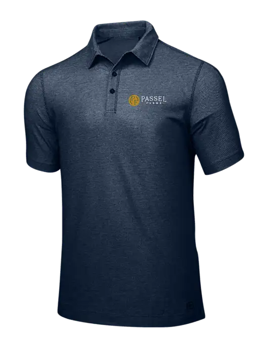 OGIO Navy ONYX Polo w/Passel Farms Logo