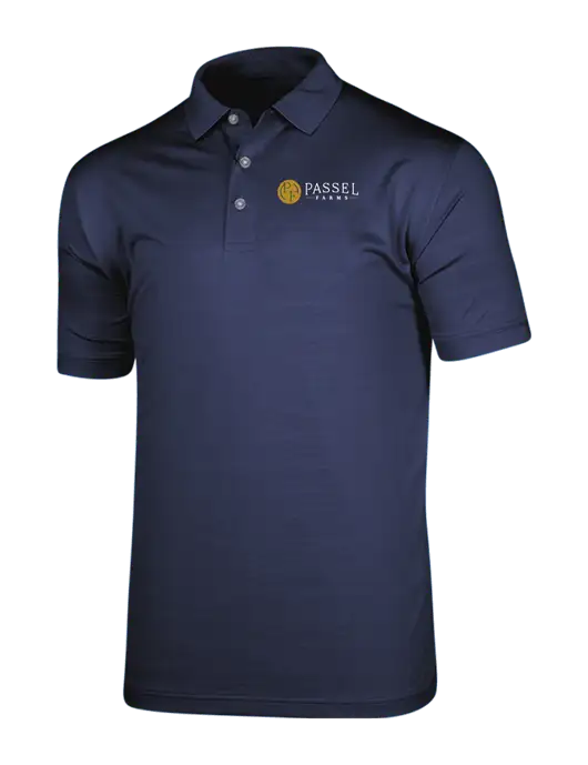 Callaway Vibrant Navy Ventilated Polo w/Passel Farms Logo
