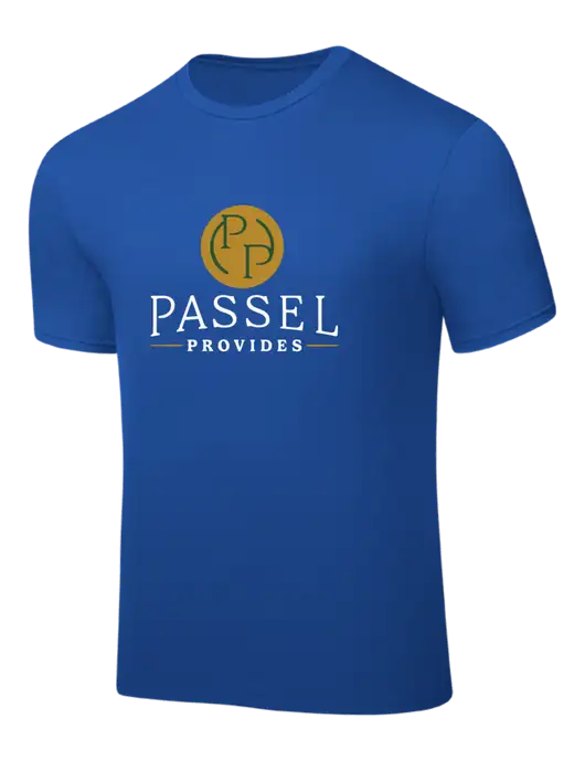 Royal PosiCharge Competitor Tee w/Passel Provides Logo
