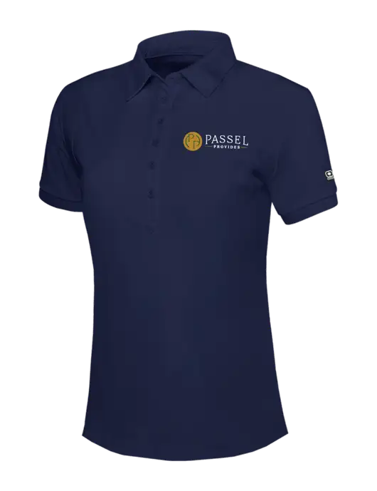 OGIO Womens Navy Jewel Polo w/Passel Provides Logo