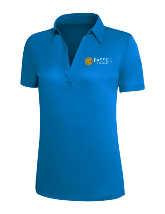 Royal Blue Silk Touch Womens Performance Polo w/Passel Provides Logo