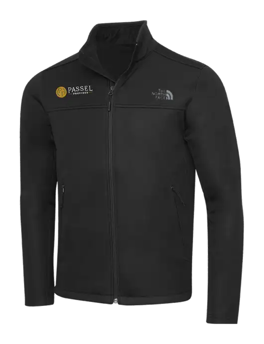 North Face Black Ridgewall Soft Shell Jacket w/Passel Provides Logo