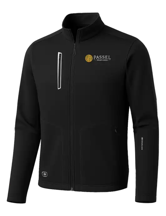 OGIO Blacktop Endurance Fulcrum Full-Zip w/Passel Provides Logo