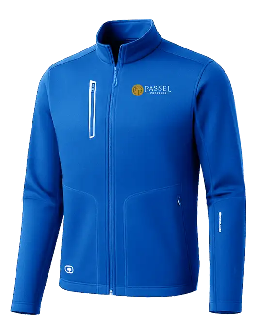 OGIO Royal Blue Endurance Fulcrum Full-Zip w/Passel Provides Logo