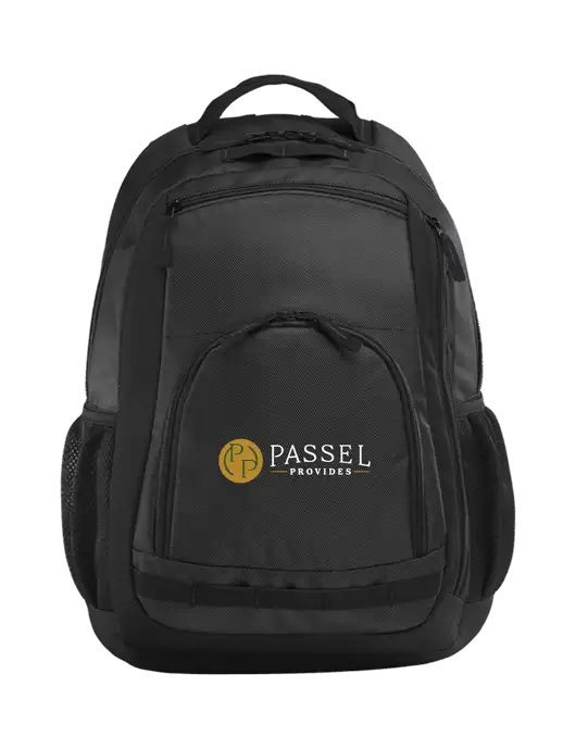 Xtreme Dark Grey/Black/Black Backpack w/Passel Provides Logo
